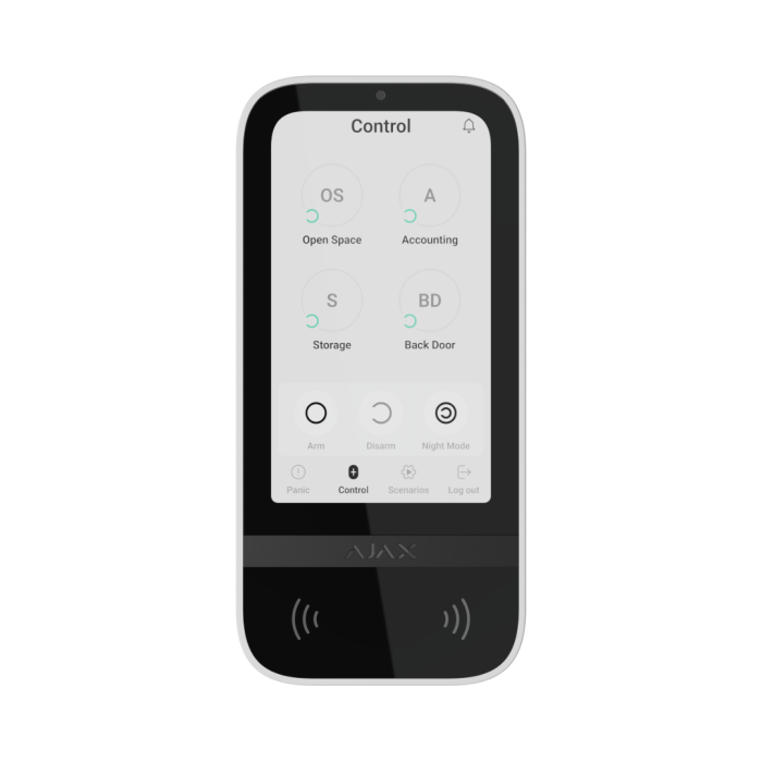 AJAX KeyPad TouchScreen - Wireless 5" LCD Touchscreen Keypad