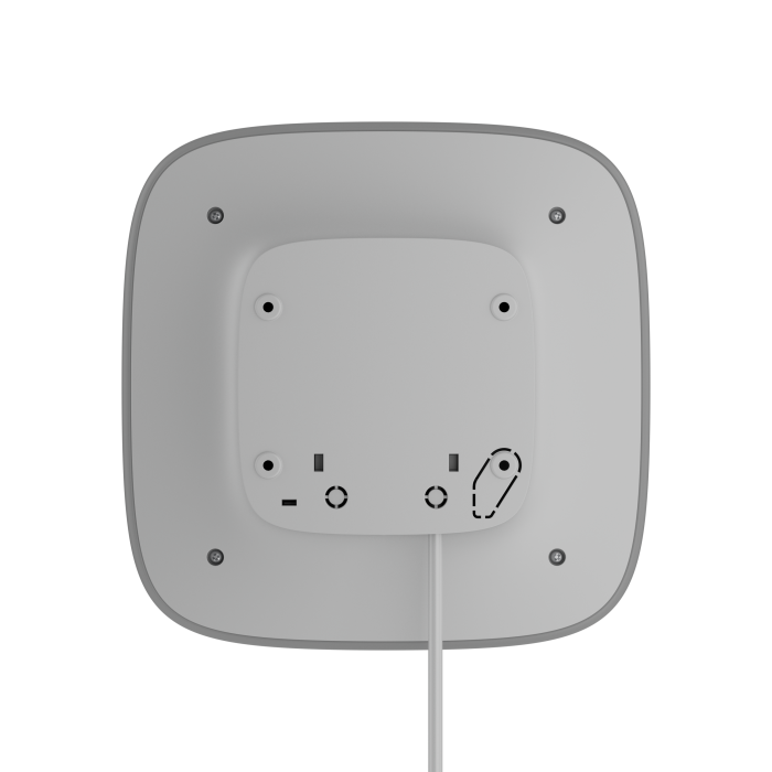 Ajax Fibra StreetSiren (Silver/White) - Wired External Siren with Blue Strobe Indication - Image 4